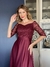Imagem do Vestido De Festa Izabel Bordado Marsala