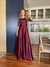 Vestido De Festa Izabel Bordado Marsala - comprar online