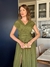 Vestido De Festa Natália Verde Oliva 2 - loja online