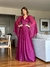 Vestido De Festa Cintia Tule Glitter Fúcsia - comprar online