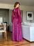 Vestido De Festa Cintia Tule Glitter Fúcsia - loja online