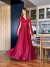 Vestido De Festa Cintia Tule Glitter Marsala
