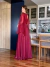 Imagem do Vestido De Festa Cintia Tule Glitter Marsala