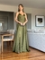 Vestido De Festa Jade Verde Oliva 2 - comprar online