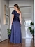 Vestido de festa Longo Mayara Azul Marinho - loja online