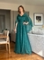 Vestido De Festa Marcela Verde Esmeralda - Lovissa Moda Festa