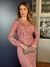 Vestido Milena Paetê Rosê na internet