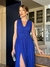 Vestido De Festa Natália Azul Royal - comprar online