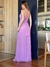 Vestido De Festa Natália Lilás / Lavanda - comprar online