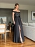 Vestido De Festa Priscila Bordado Preto