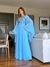 Vestido De Festa Samara Azul Serenity / Azul Tiffany - comprar online
