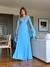 Vestido De Festa Samara Azul Serenity / Azul Tiffany - Lovissa Moda Festa