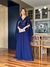 Imagem do Vestido de festa Longo Com Capa Samara Azul Marinho