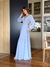 Vestido De Festa Serena Chiffon Azul Serenity 3 - loja online