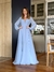 Imagem do Vestido De Festa Serena Chiffon Azul Serenity 3