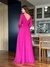 Vestido De Festa Serena Chiffon Pink 1 / Rosa Fucsia