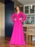Vestido De Festa Serena Chiffon Pink 1 / Rosa Fucsia - Lovissa Moda Festa