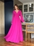 Vestido De Festa Serena Chiffon Pink 1 / Rosa Fucsia na internet