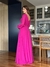 Vestido De Festa Serena Chiffon Pink 1 / Rosa Fucsia na internet
