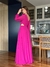 Vestido De Festa Serena Chiffon Pink 1 / Rosa Fucsia - comprar online
