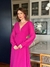 Vestido De Festa Serena Chiffon Pink 1 / Rosa Fucsia - comprar online