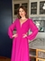 Vestido De Festa Serena Chiffon Pink 1 / Rosa Fucsia - comprar online