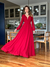 Vestido De Festa Serena Chiffon Vermelho 2 - Lovissa Moda Festa