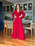 Imagem do Vestido De Festa Serena Chiffon Vermelho 2