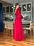 Vestido De Festa Serena Chiffon Vermelho 2 - loja online