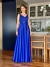 Vestido De Festa Sofia Azul Royal na internet