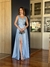 Vestido De Festa Sofia 3 Fenda Azul Serenity - loja online