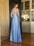 Imagem do Vestido De Festa Sofia 3 Fenda Azul Serenity