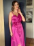 Vestido De Festa Yasmin Pink Fúcsia - Lovissa Moda Festa