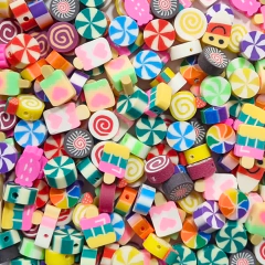 CUENTAS DE FIMO DULCES - 25U
