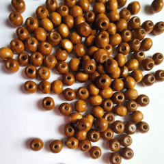 CUENTAS DE MADERA 8 MM