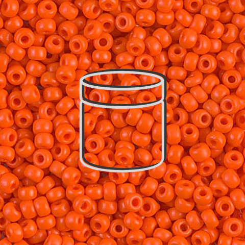 ROCAILLE MIYUKI 8/0 OP ORANGE 10GM - comprar online