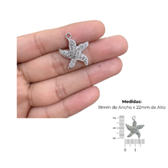 DIJE DE ESTRELLA CON STRASS - 1 U en internet