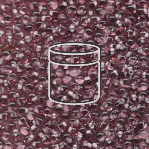 DROP MIYUKI 3.4MM WHITE-LINED AMETHYST 10GM - comprar online