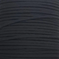 CORDÓN GAMUZA FINO 2mm ESPESOR NEGRO - 5 METROS en internet