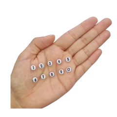 100 CUENTAS PLÁSTICAS NÚMEROS. en internet