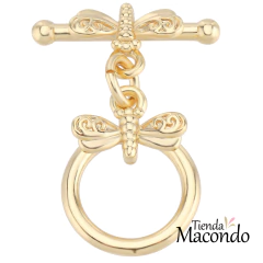 CIERRE ENCHAPADO LIBELULA (2 PARTES) - comprar online