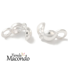 TAPANUDOS ENCHAPADO PLATA 925 (10 UNIDADES) - comprar online