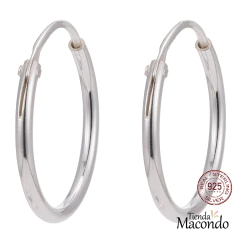 ARO ARGOLLA 14mm PLATA LEY 925 (1 PAR) en internet