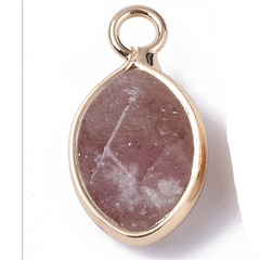 OJITO PIEDRA CUARZO FRESA (1 UNIDAD) - comprar online