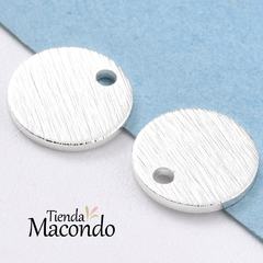 CHAPITA 8 ENCHAPADO PLATA 925 - comprar online