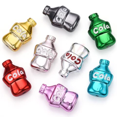 BOTELLA COLA ACRILICO METALIZADO CELESTE (1 unidad) - comprar online