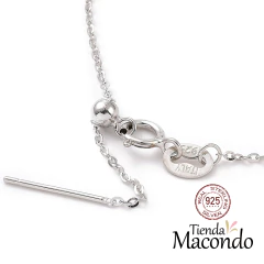 COLLAR AGUJA PLATA LEY 925 (1 UNIDAD) - comprar online
