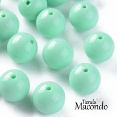 DIJES CHICLES 20MM AGUAMARINA (5 UNIDADES)