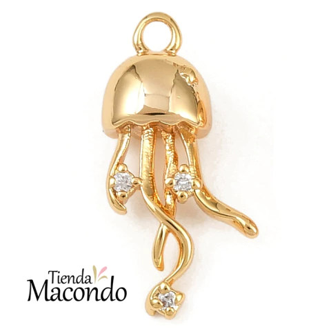 MEDUSA OCEANO ENCHAPADO ZIRCONIAS - comprar online