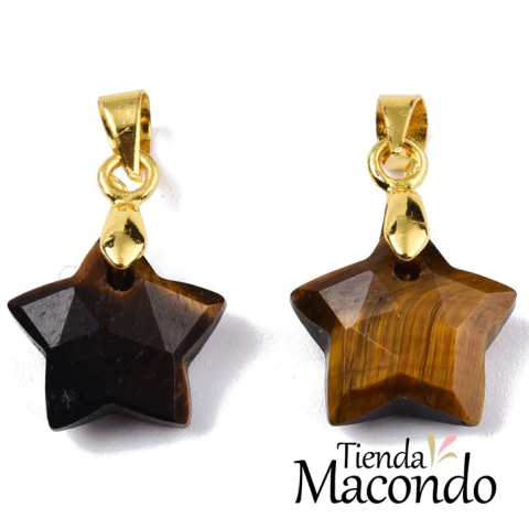ESTRELLA PIEDRA OJO DE TIGRE MICA (1 UNIDAD) - comprar online
